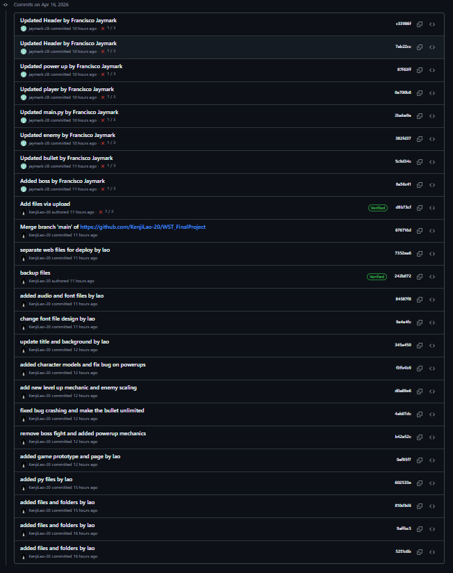 Development Logs